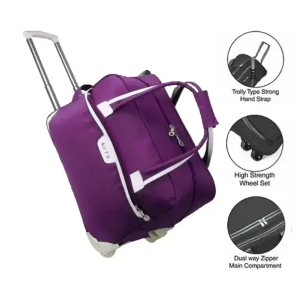 H.T.S large capacity duffel trolley bag