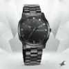 Fastrack Stunners Quartz Analog Black Dial Stainless Steel Watch for Guys