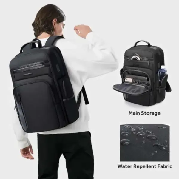 BANGE BG-2602 Waterproof 15.6" Laptop Backpack with USB Port