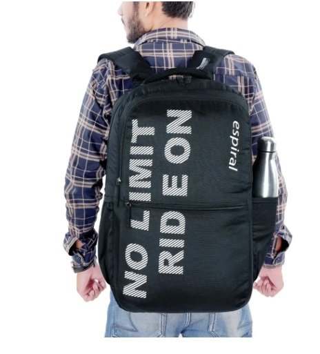 Espiral Super Light Weight Water Resistant School College and Traveling Backpack Bag