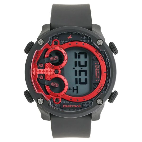 Fastrack Trendies Digital Red Dial Watch for Guys