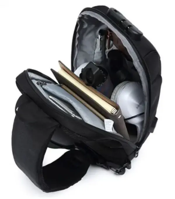 1-6.webp Anti-Theft Men Chest Bag with Waterproof Design & USB Charging Port