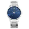 Fastrack Bare Basics Quartz Analog Blue Dial Stainless Steel Strap Watch