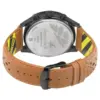 Fastrack Fastfit Quartz Analog Black Dial Leather Strap Watch