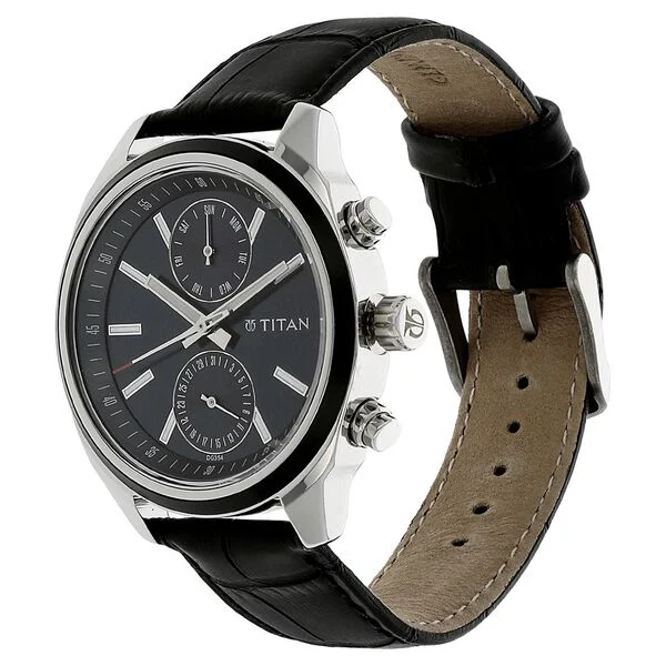Titan Men's Midnight Precision Watch (1733KL01)