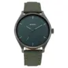Titan Workwear Green Dial Analog Leather Strap Watch (1802NL02)