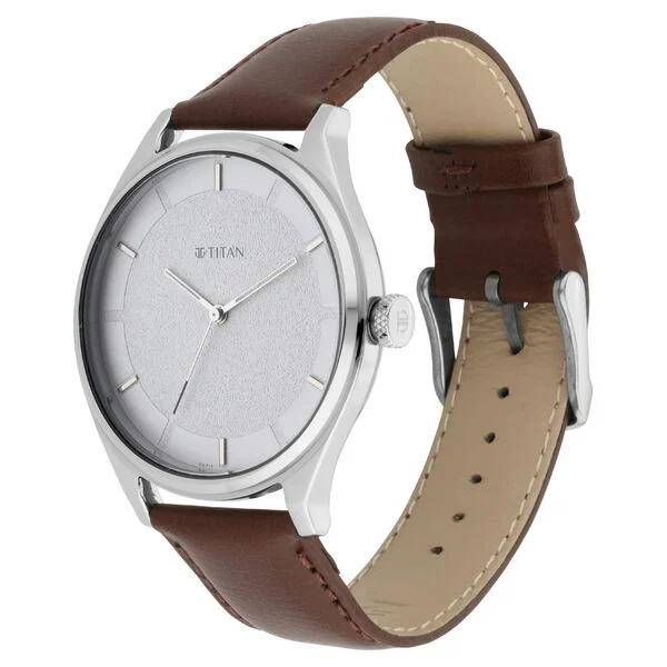 1802SL13_3.webp Titan Men's Classic Watch Gradient Dial Leather Strap (1802SL13)
