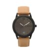 Titan Timeless Style Refined Anthracite Dial Leather Strap Men's Watch (1806NL01)