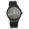 Fastrack Bare Basics Quartz Analog Grey Dial Stainless Steel Strap Watch