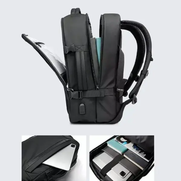 2-2.webp BG-2892 Multifunctional Waterproof Expandable Travel Backpack