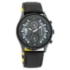 Fastrack Fastfit Quartz Analog Black Dial Leather Strap Watch