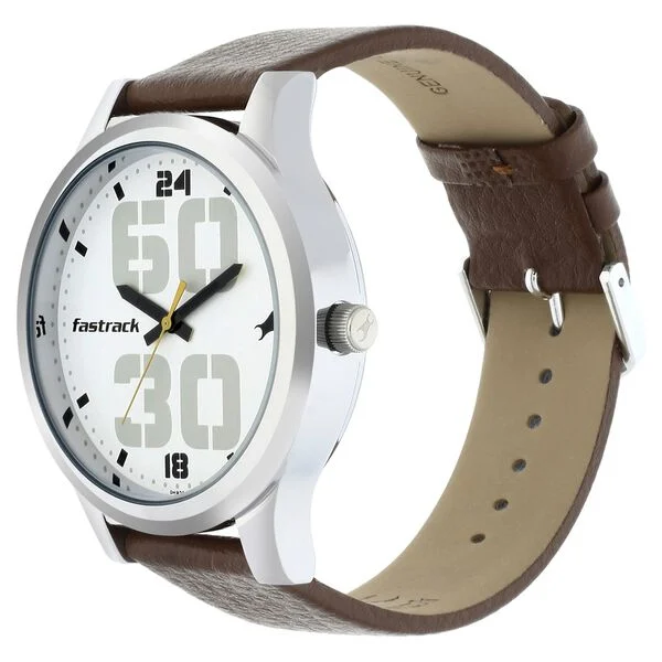 Fastrack Bold Quartz Analog Grey Dial Watch