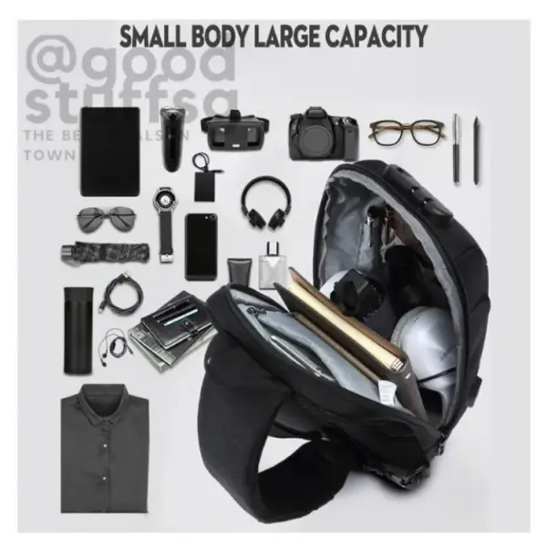 3-6.webp Anti-Theft Men Chest Bag with Waterproof Design & USB Charging Port