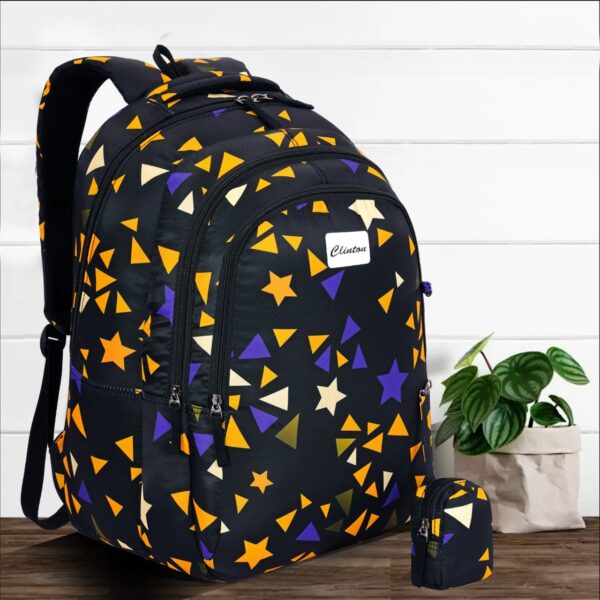 Espiral Star Print Children School Bags For Kids Satchel Primary Orthopedic Backpacks Angle Book Schoolbag with Coin Purse (19")