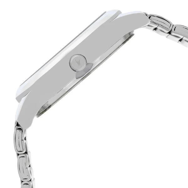 Fastrack Fundamentals Quartz Analog Blue Dial Stainless Steel Strap Watch