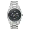 Fastrack Go Skate Quartz Analog Date Black Dial Stainless Steel Watch for Guys