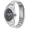Fastrack Go Skate Quartz Analog Date Black Dial Stainless Steel Watch for Guys