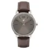 3247SL01_2.webp Fastrack Bare Basics Quartz Analog Brown Dial Leather Strap Watch for Guys