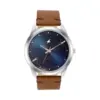Fastrack 3308SL01 Stunners Quartz Analog Blue Dial Leather Strap Watch