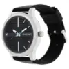 Stylish Fastrack Quartz Analog Grey Dial Watch with Silicone Strap for Guys