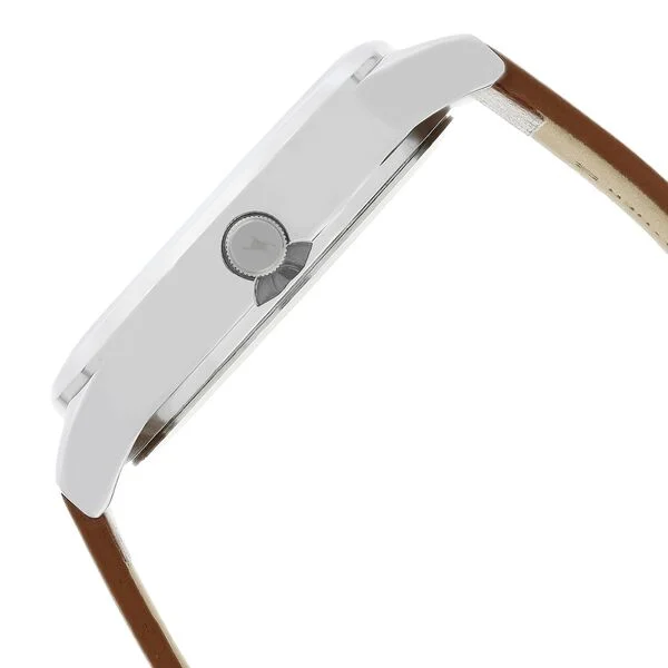 Fastrack 38051SL02 Quartz Analog Black Dial Leather Strap Watch