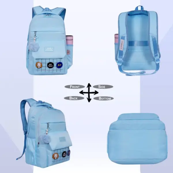 4-5-3.webp Espiral Clinton Stylish Waterproof Kids School Backpack