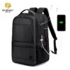 Waterproof business backpack USB charge_Black