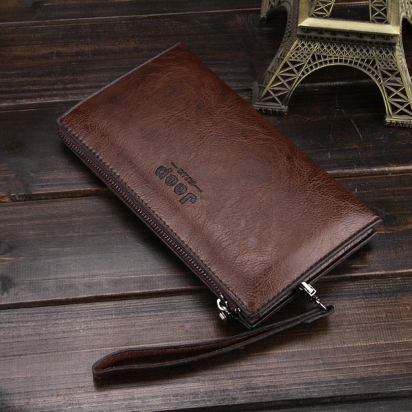 Men’s Long Wallet with Zipper