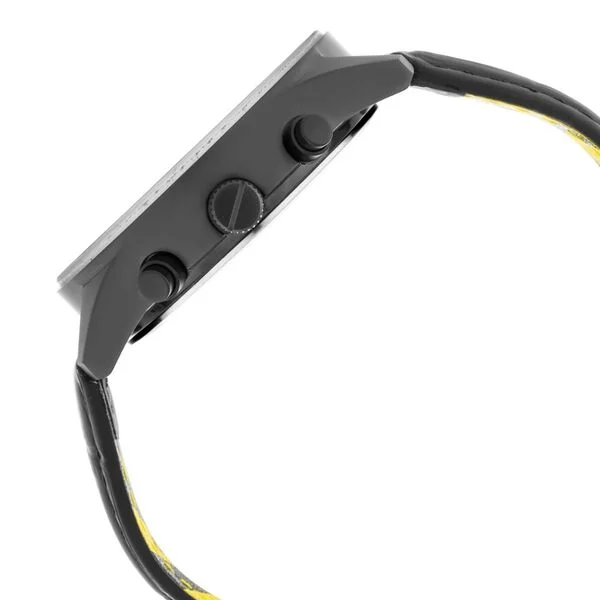 Fastrack Fastfit Quartz Analog Black Dial Leather Strap Watch