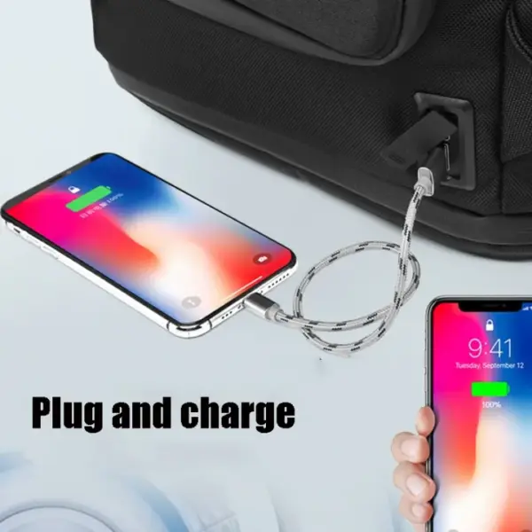 Ozuko 9326 multifunctional waterproof travel backpack