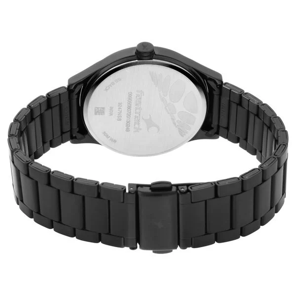 Fastrack Bare Basics Quartz Analog Grey Dial Stainless Steel Strap Watch