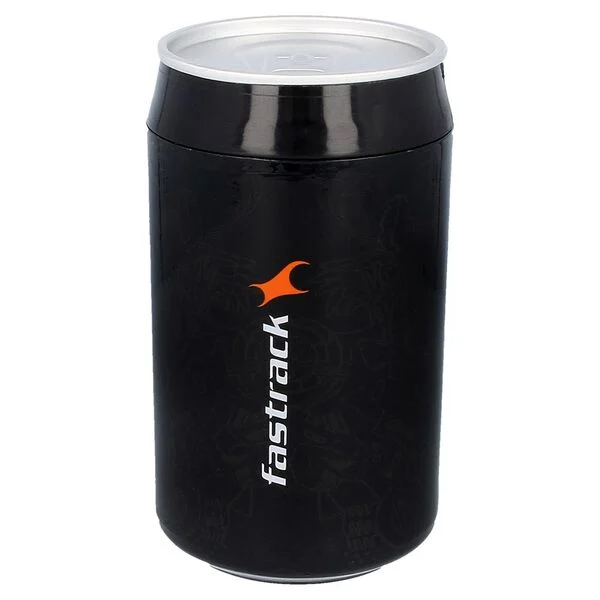 Stylish Fastrack Quartz Analog Grey Dial Watch with Silicone Strap for Guys