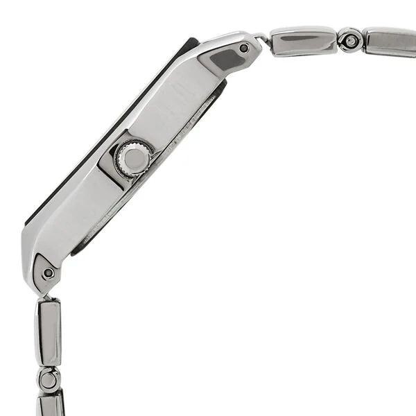 6109SM02_3.webp Fastrack Quartz Analog Black Dial Stainless Steel Strap Watch for Girls