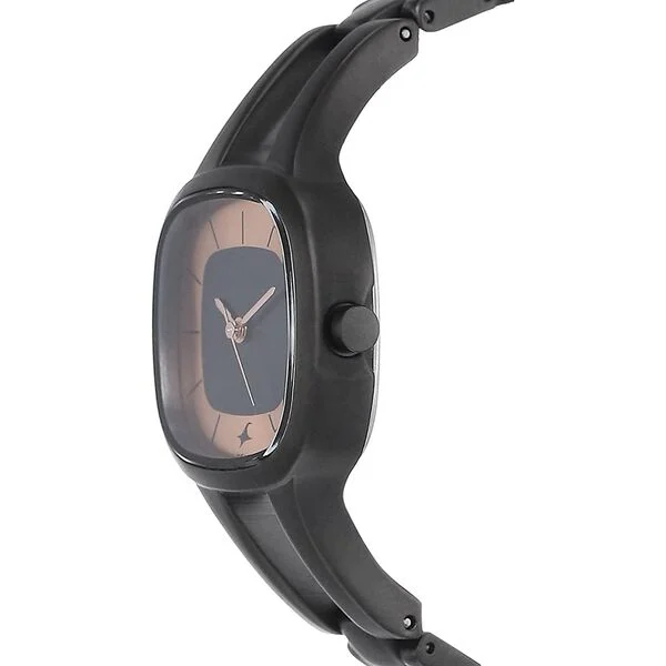 6147NM01_5.webp Fastrack Quartz Analog Grey Dial Metal Strap Watch for Girls (6147NM01)
