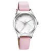 6152SL08_2.webp Fastrack Stunners Silver Dial Leather Strap Watch for Girls (6152SL08)