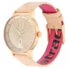 6206WL01_4.webp Fastrack Ruffles Quartz Analog with Date Beige Dial Leather Strap Watch for Girls (6206wl01)