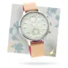 6208SL01_1.webp Fastrack Ruffles Quartz Multifunction Beige Dial Leather Strap Watch for Girls (6208SL01)