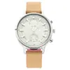 6208SL01_3.webp Fastrack Ruffles Quartz Multifunction Beige Dial Leather Strap Watch for Girls (6208SL01)