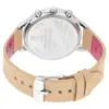 6208SL01_6.webp Fastrack Ruffles Quartz Multifunction Beige Dial Leather Strap Watch for Girls (6208SL01)