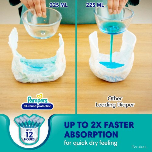 Pampers All round Protection Pants Small 4-8 kg 52 pcs | Made in India