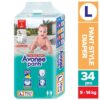 Avonee Large Pant Diaper (9-14Kg, 34 Pcs) – Comfortable & Secure Fit for Babies