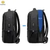 Waterproof business backpack USB charge_Black