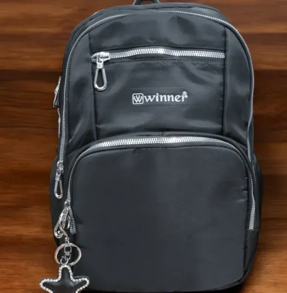 Black-1.webp Lightweight Durable Women’s Backpack with Laptop Chamber