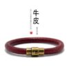 O1CN01FZSLog1XhtSsBQkSu_944172956-0-cib.600x600.jpg Unisex Cowhide Magnetic Buckle Leather Bracelet