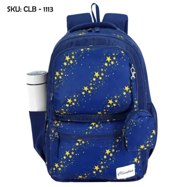 Shiny star print children school bags