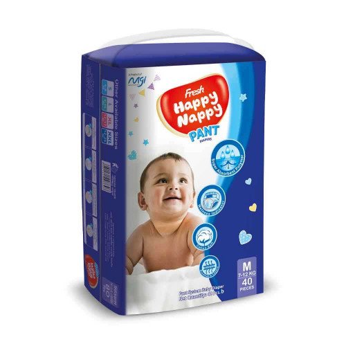 fresh-happy-nappy-pant-diaper-m-7-12-kg-40-pcs-500x500-1.jpg Fresh Happy Nappy Pants: Secure & Dry Comfort for Active Babies (Medium, 7-12kg, 40pcs)