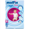 Molfix Jumbo Large Pant Diapers – 9-14kg, 58 Pcs | Made in Turkey